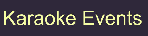 Karaoke Events